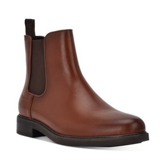 Calvin Klein Other - Calvin Klein Mens Fenwick Round Toe Leather Chelsea Boot, Tan, Size 11.5, NIB
